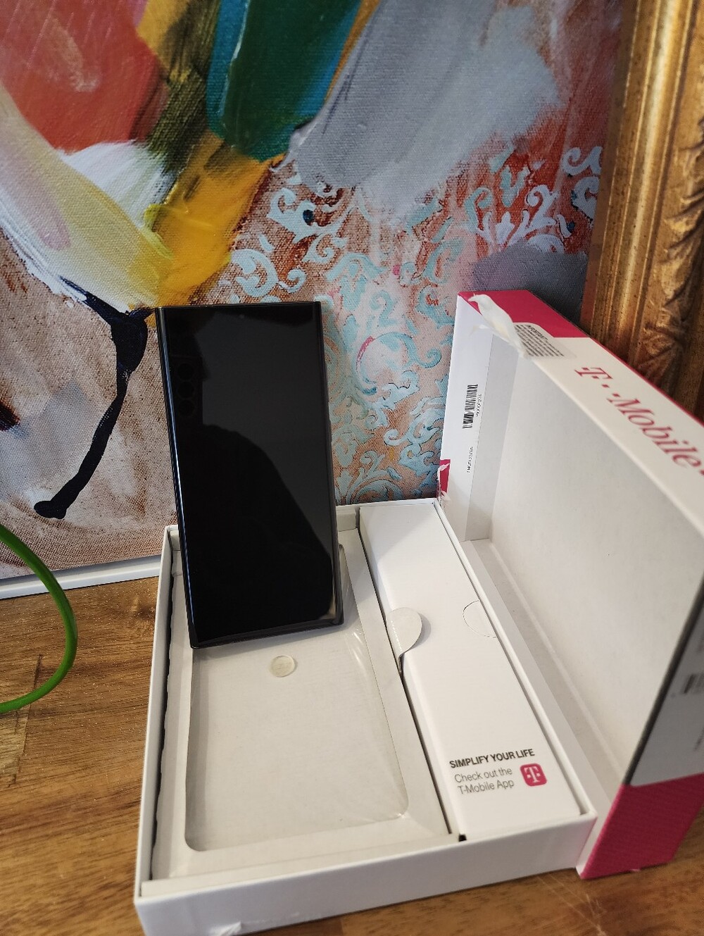 New T-Mobile Galaxy S22 Ultra with 128 GB.